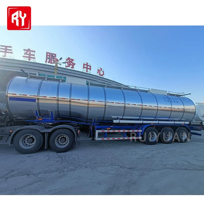 Stainless steel tanker trailer (3)