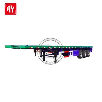 Ruiyuan Brand 40ft 45ft 48ft boong boong phẳng để bán